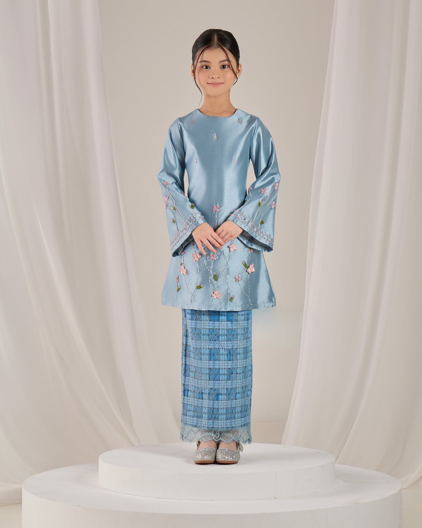 NOURAH KURUNG KIDS (MISTY BLUE)