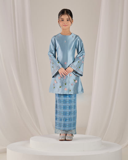 NOURAH KURUNG KIDS (MISTY BLUE)