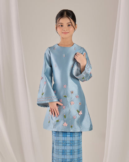 NOURAH KURUNG KIDS (MISTY BLUE)