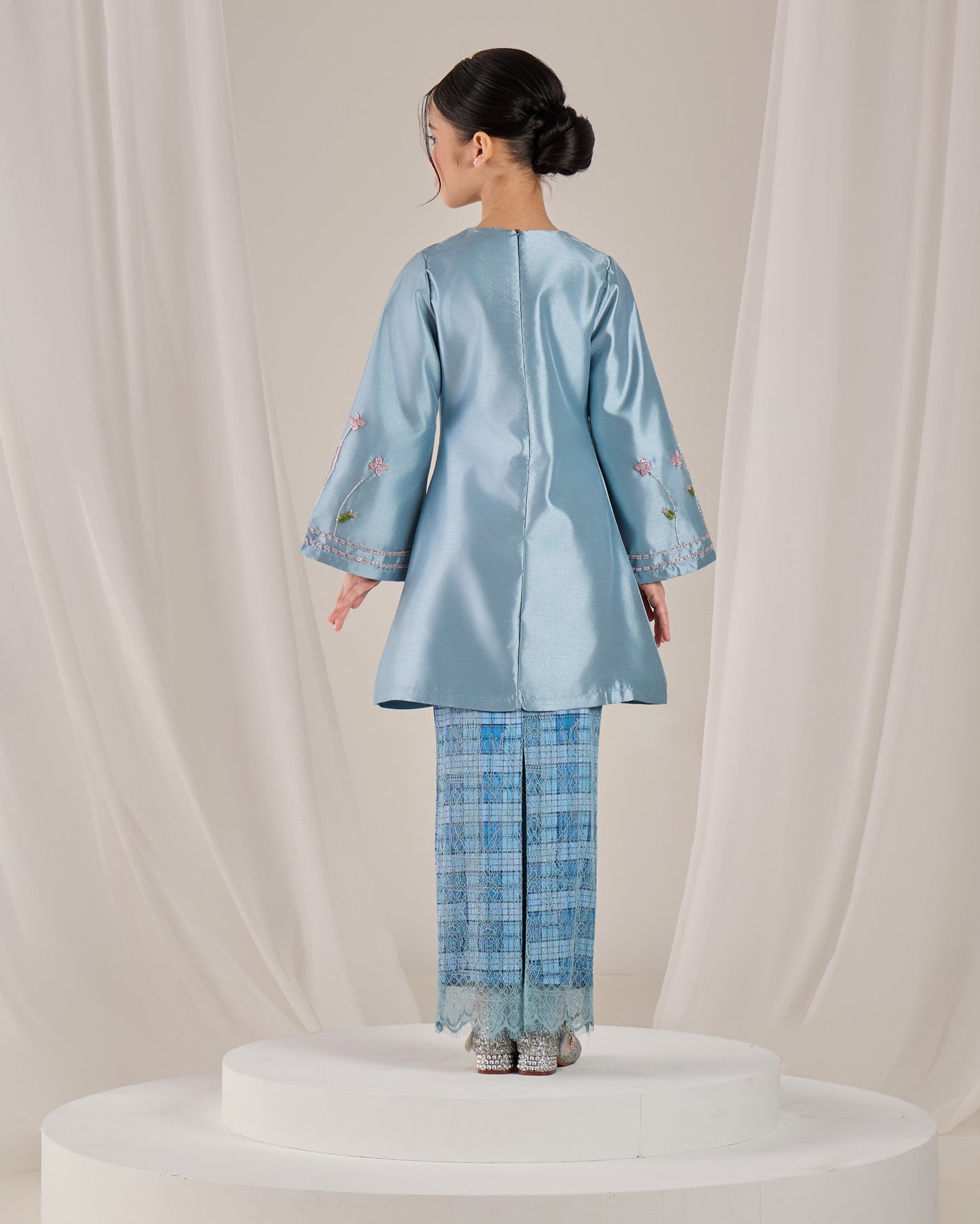 NOURAH KURUNG KIDS (MISTY BLUE)