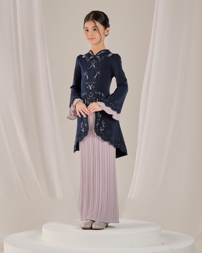ISYRA KURUNG KIDS (NAVY BLUE)