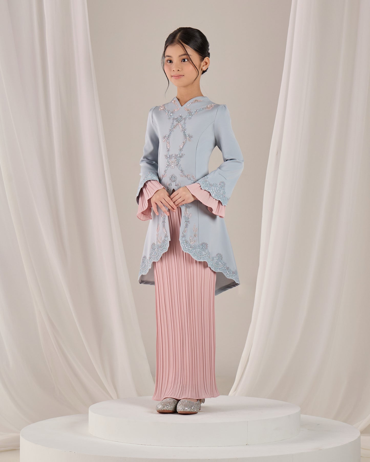 ISYRA KURUNG KIDS (POWDER BLUE)