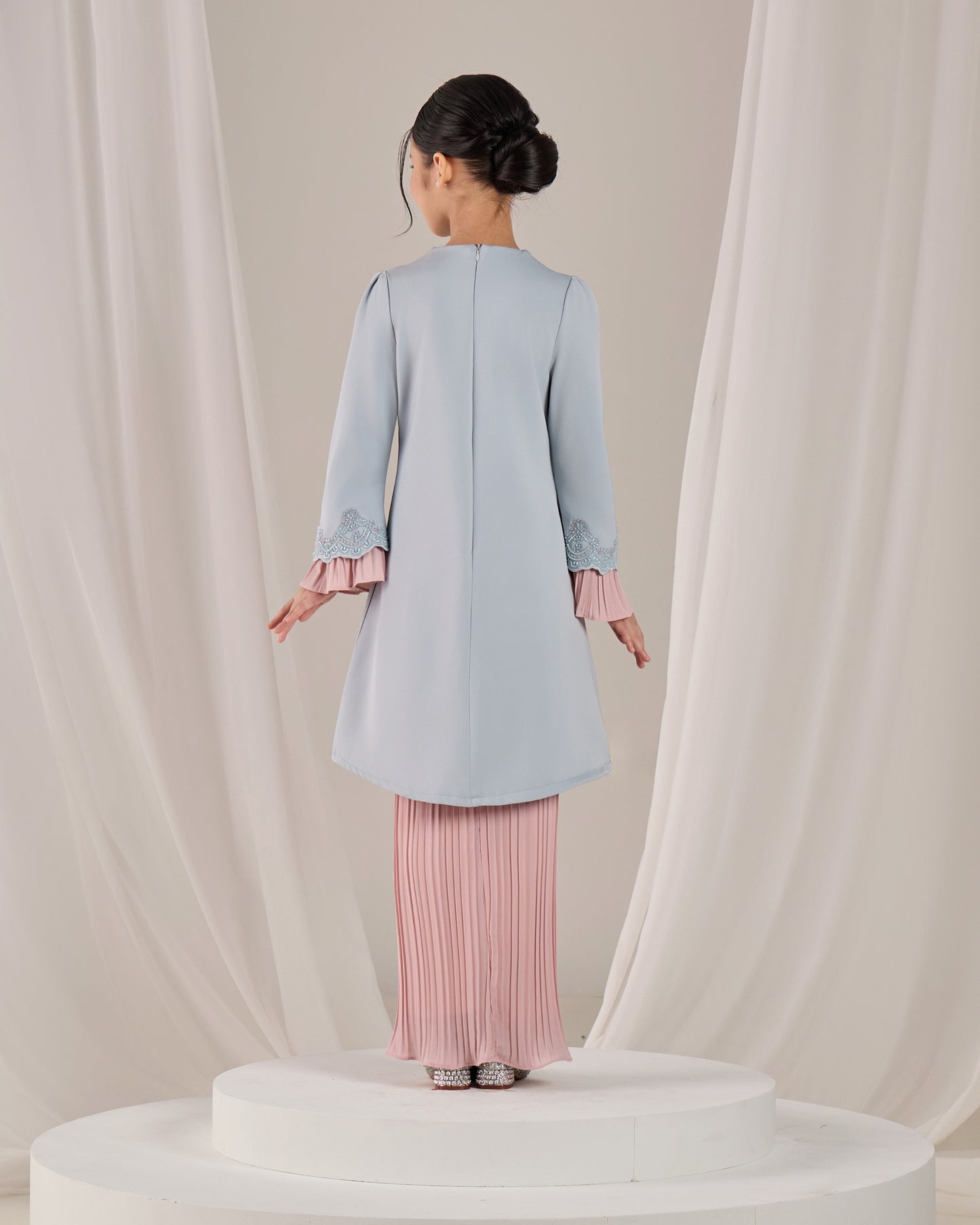 ISYRA KURUNG KIDS (POWDER BLUE)