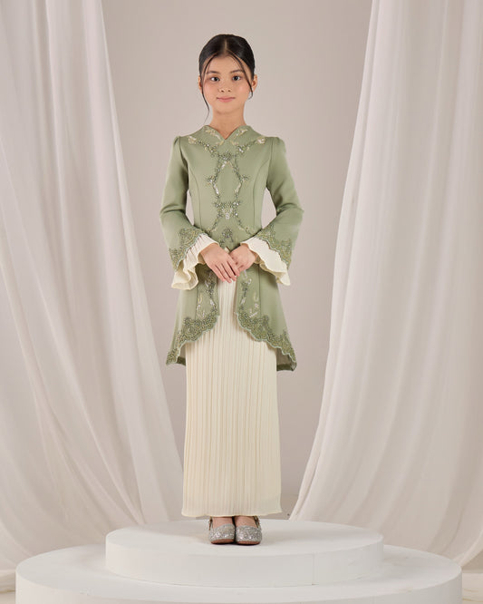 ISYRA KURUNG KIDS (SAGE GREEN)