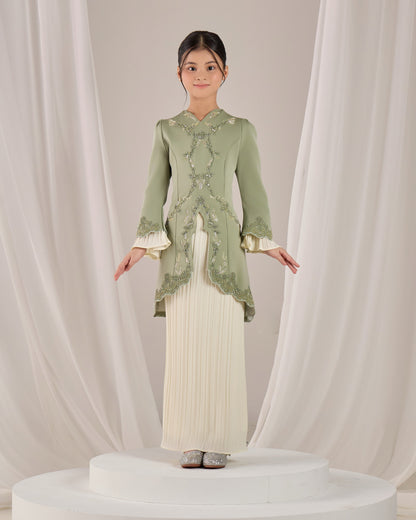 ISYRA KURUNG KIDS (SAGE GREEN)