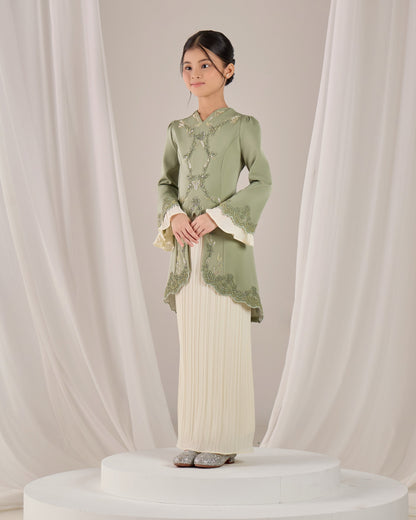ISYRA KURUNG KIDS (SAGE GREEN)