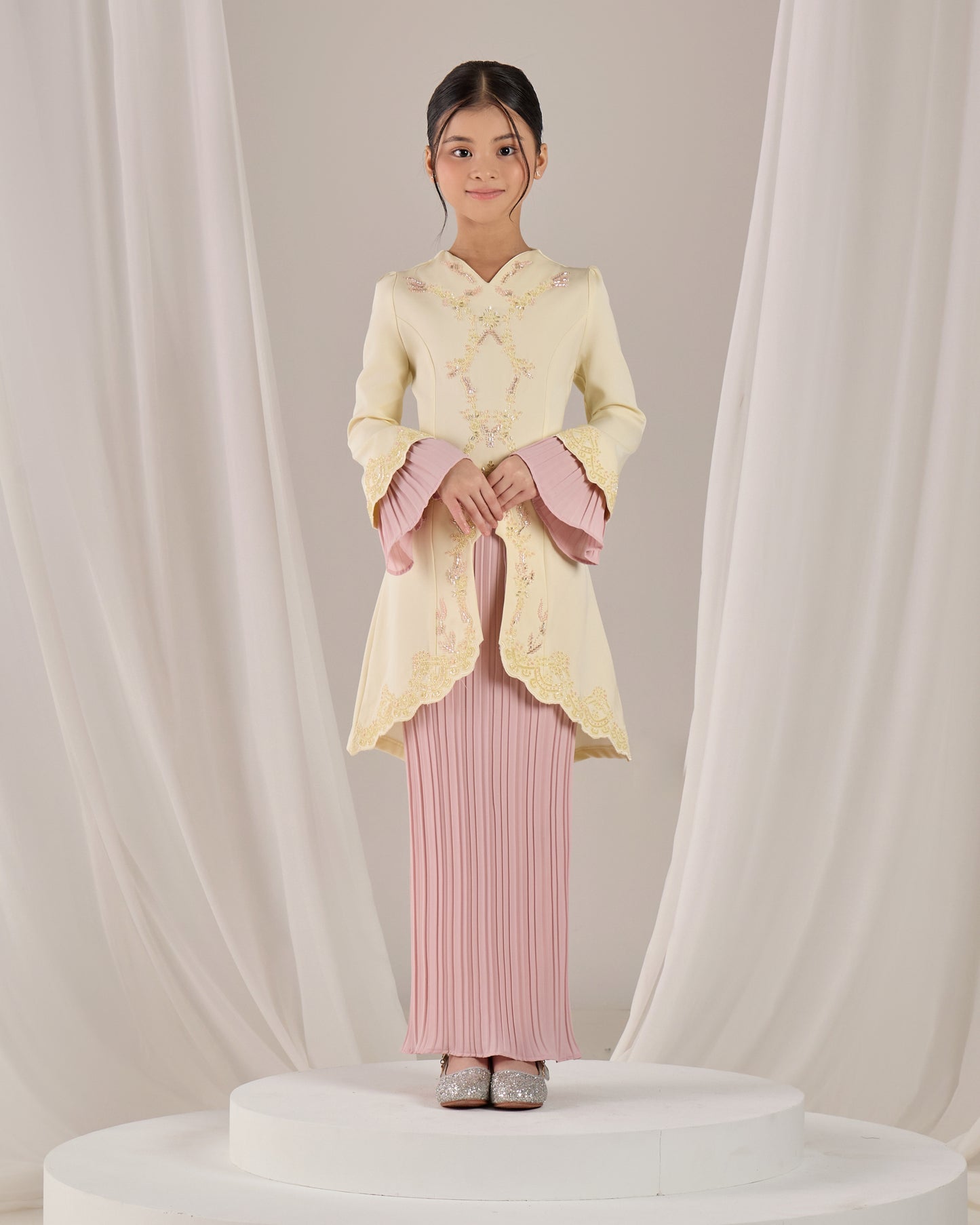 ISYRA KURUNG KIDS (LIGHT YELLOW)
