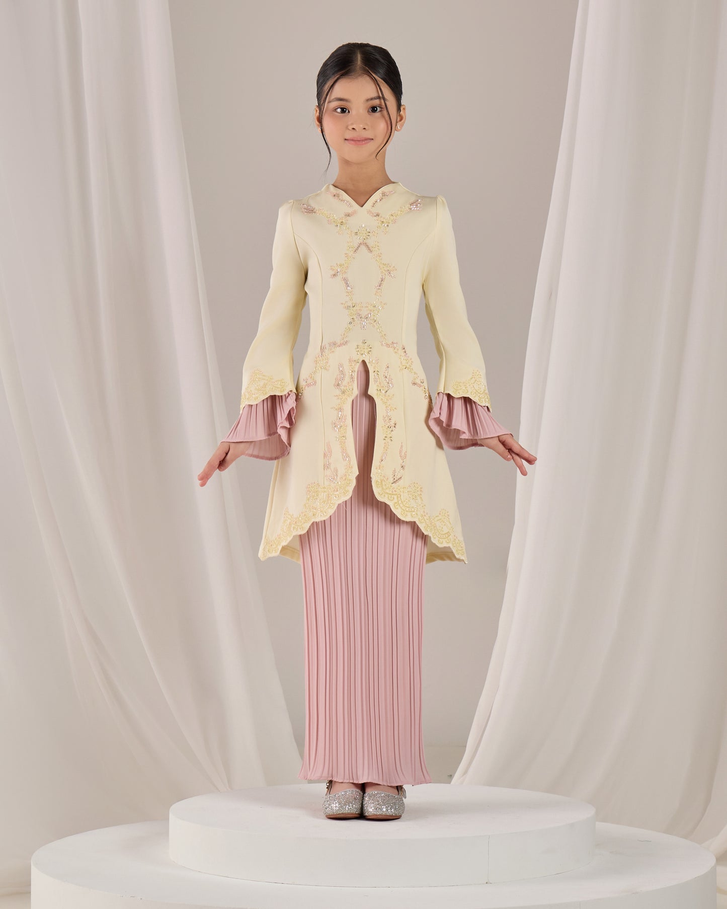 ISYRA KURUNG KIDS (LIGHT YELLOW)