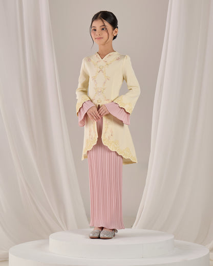ISYRA KURUNG KIDS (LIGHT YELLOW)