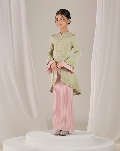 ISYRA KURUNG KIDS (MATCHA)