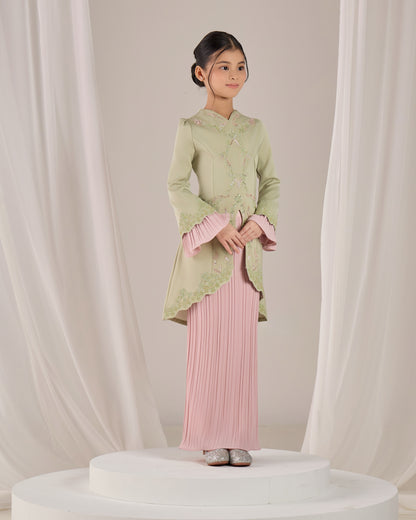 ISYRA KURUNG KIDS (MATCHA)