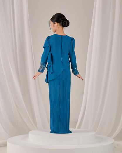 ADALINE DRESS KIDS (TEAL BLUE)