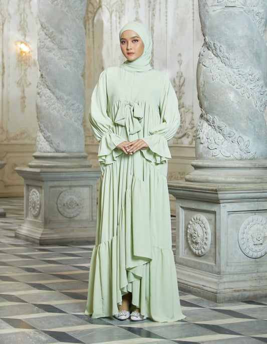 SAFAA ABAYA (GREEN TEA)