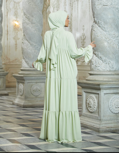 SAFAA ABAYA (GREEN TEA)