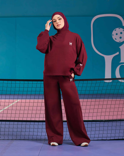 HELLEY JUMPER (BURGUNDY)