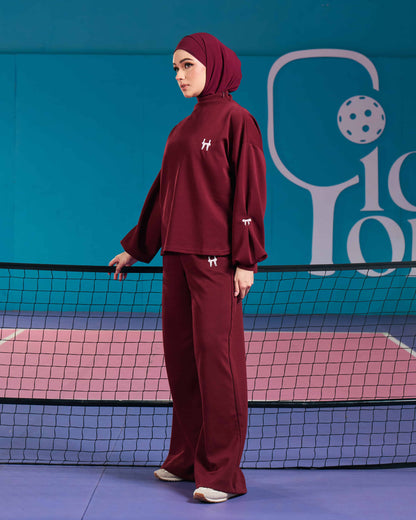 MINOR DEFECT HELLEY JUMPER (BURGUNDY)