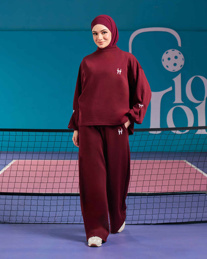 MINOR DEFECT HELLEY JUMPER (BURGUNDY)