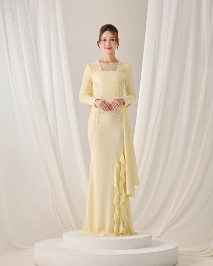 CLAIRE DRESS (LIGHT YELLOW)