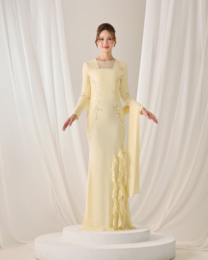 CLAIRE DRESS (LIGHT YELLOW)