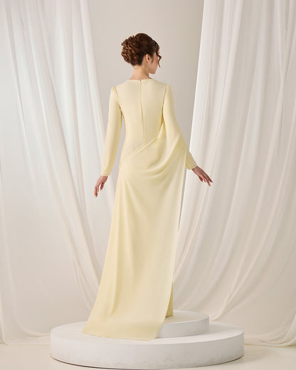 CLAIRE DRESS (LIGHT YELLOW)