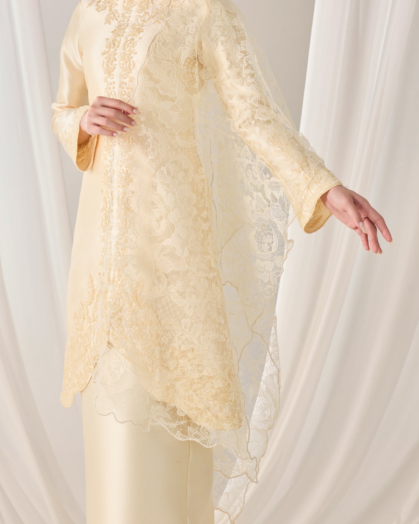 NYLA SELENDANG (LIGHT YELLOW)