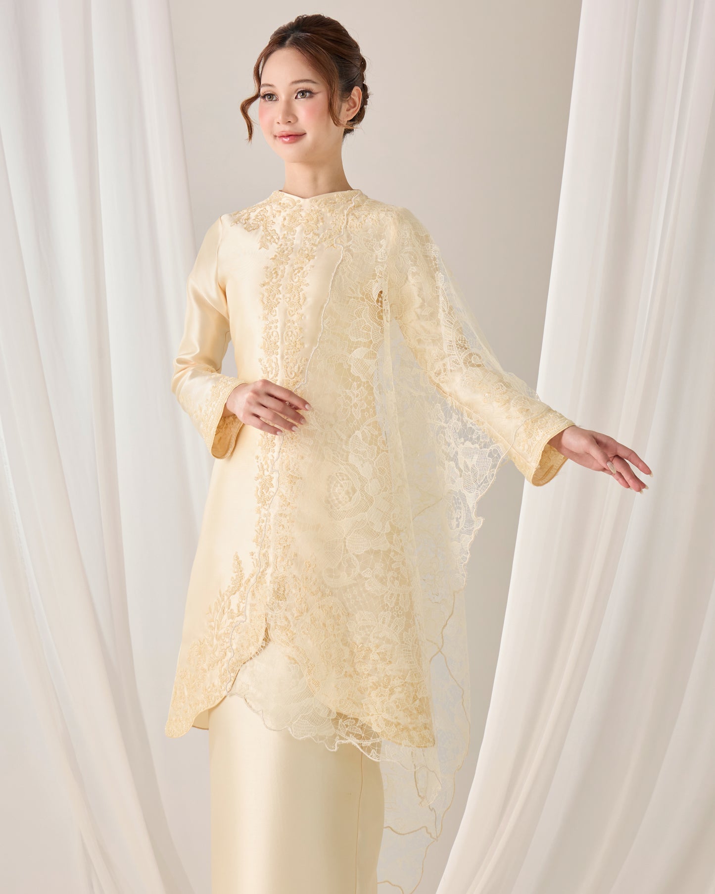 NYLA SELENDANG (LIGHT YELLOW)