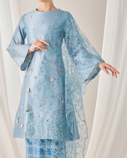 NYLA SELENDANG (DIAMOND TEAL BLUE)