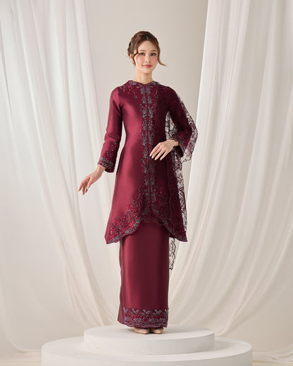 NYLA SELENDANG (BURGUNDY)