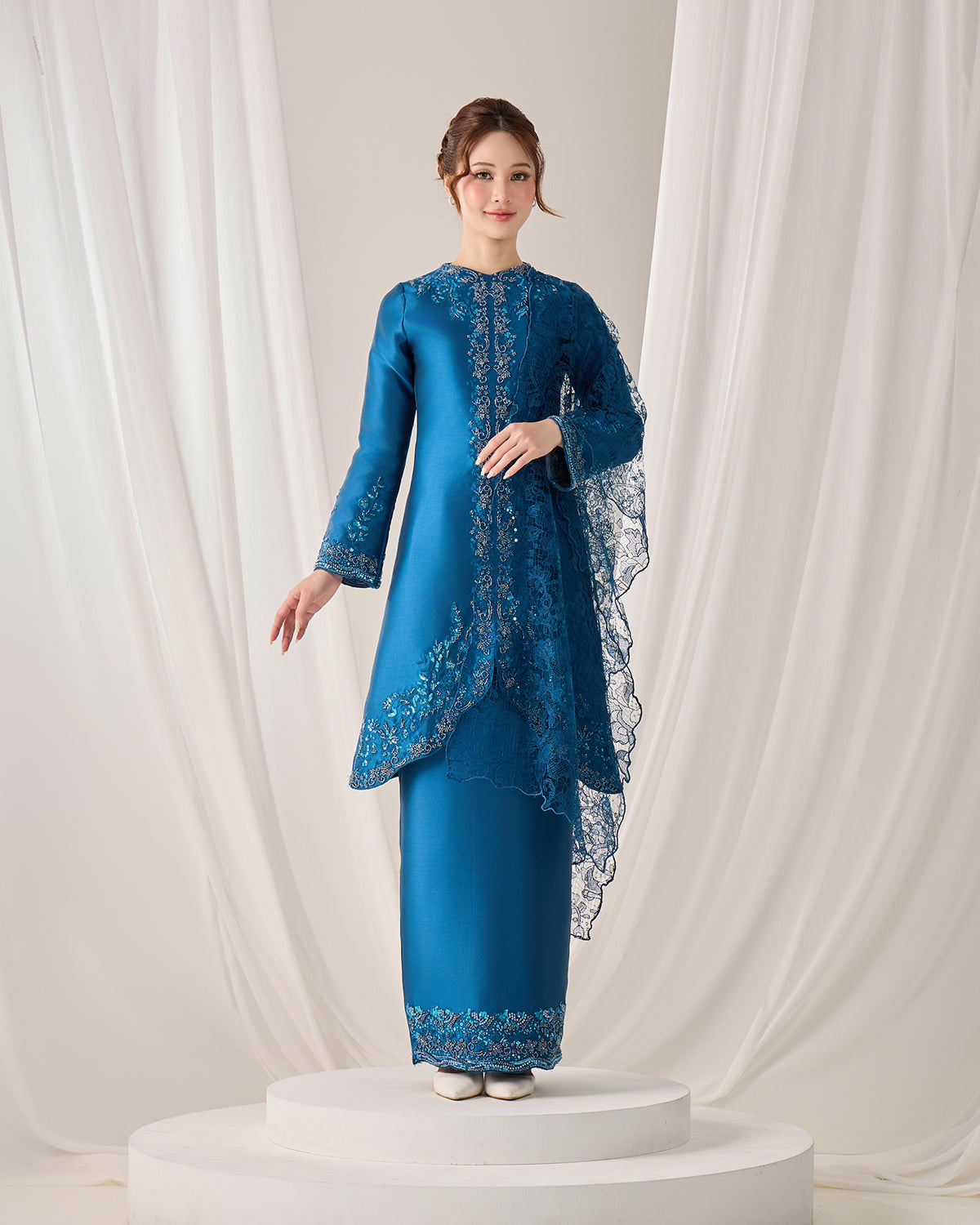 NYLA SELENDANG (TEAL BLUE)