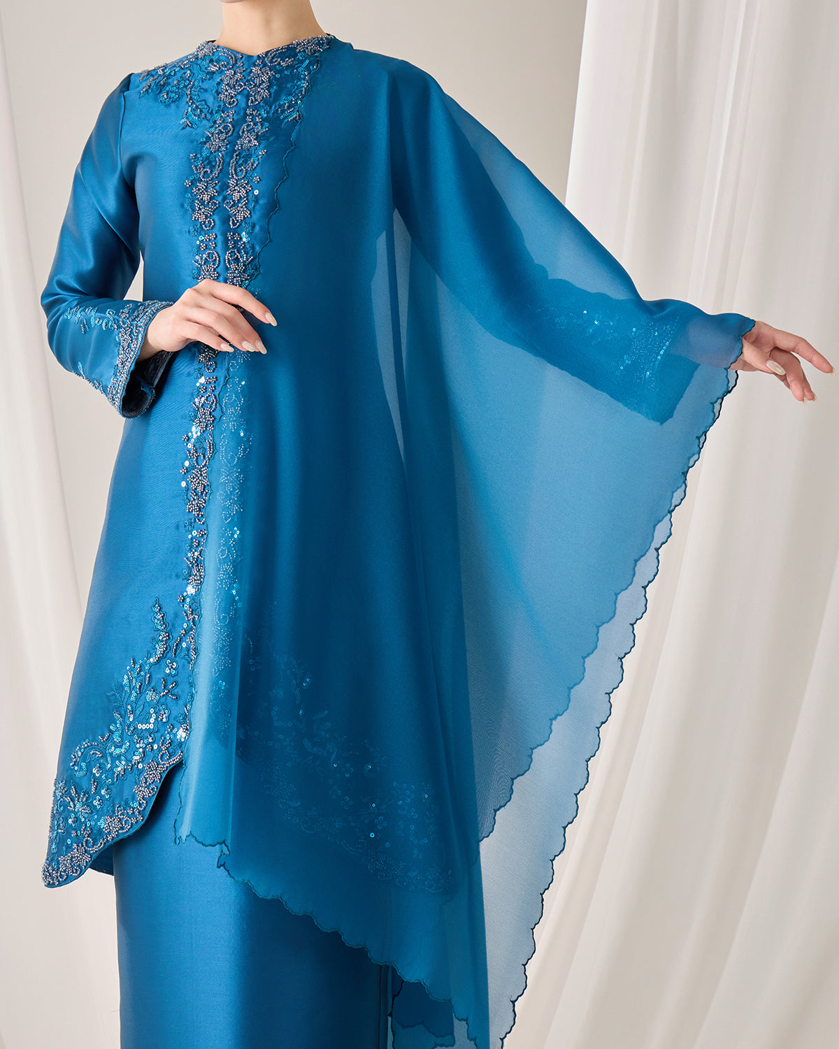 ARIA SELENDANG (TEAL BLUE)