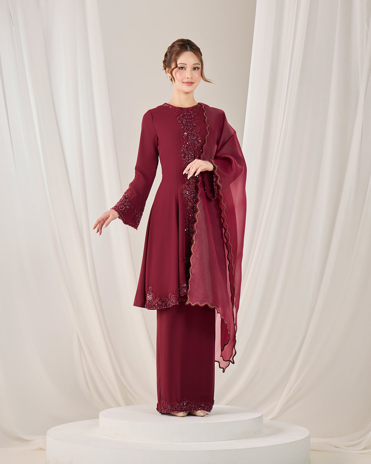 NEA SELENDANG (BURGUNDY)