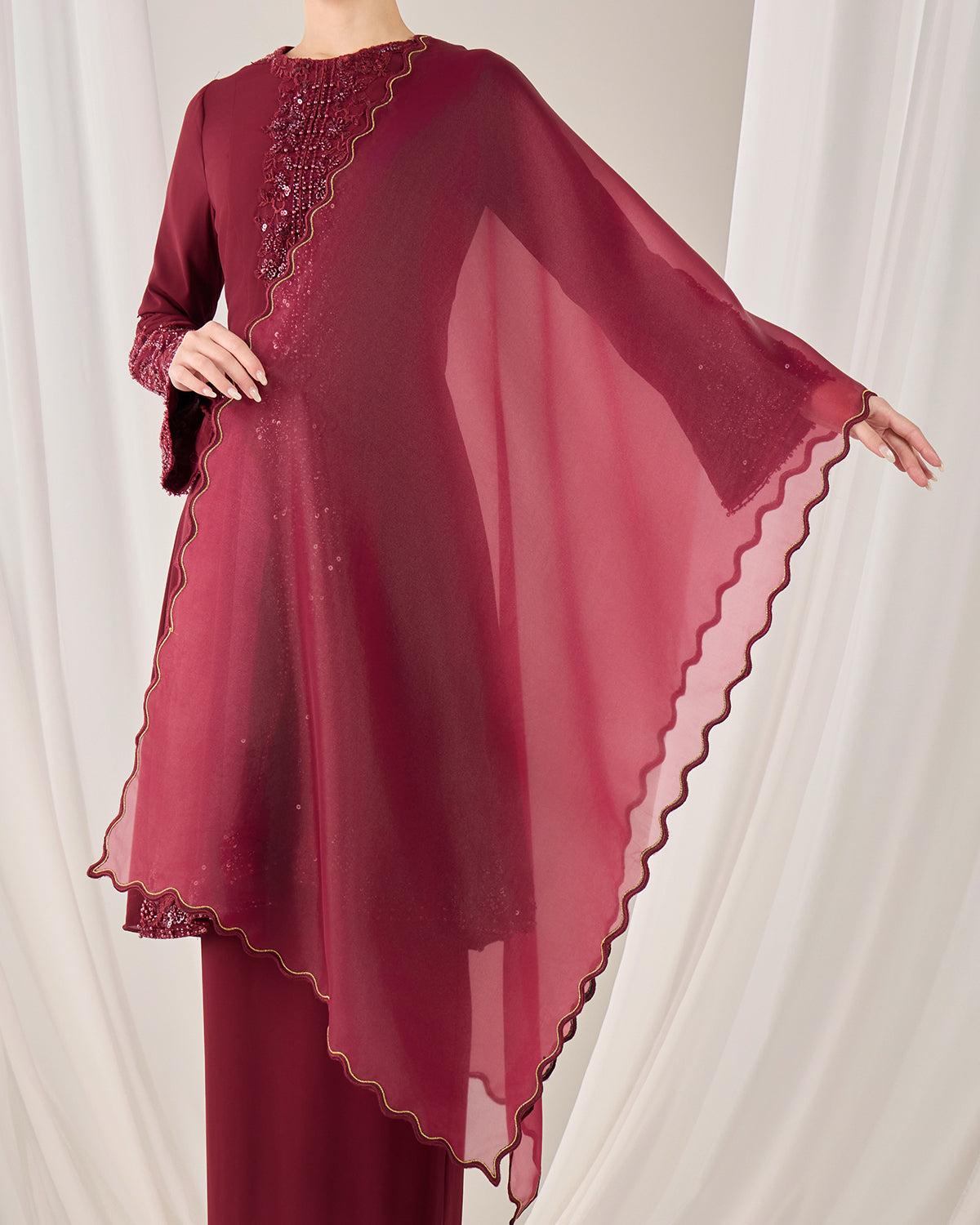 NEA SELENDANG (BURGUNDY)