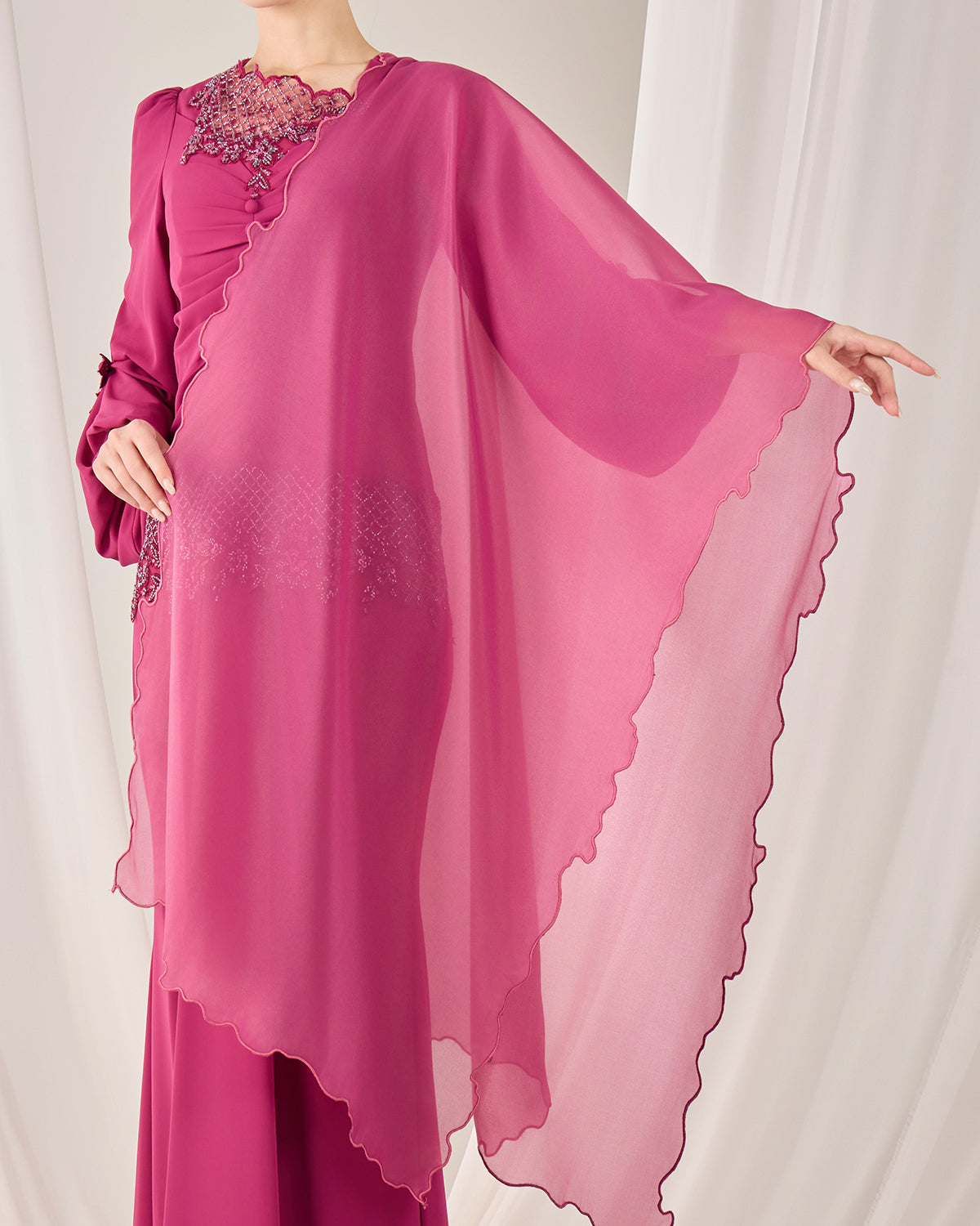 FIRA SELENDANG (DARK FUSCHIA)