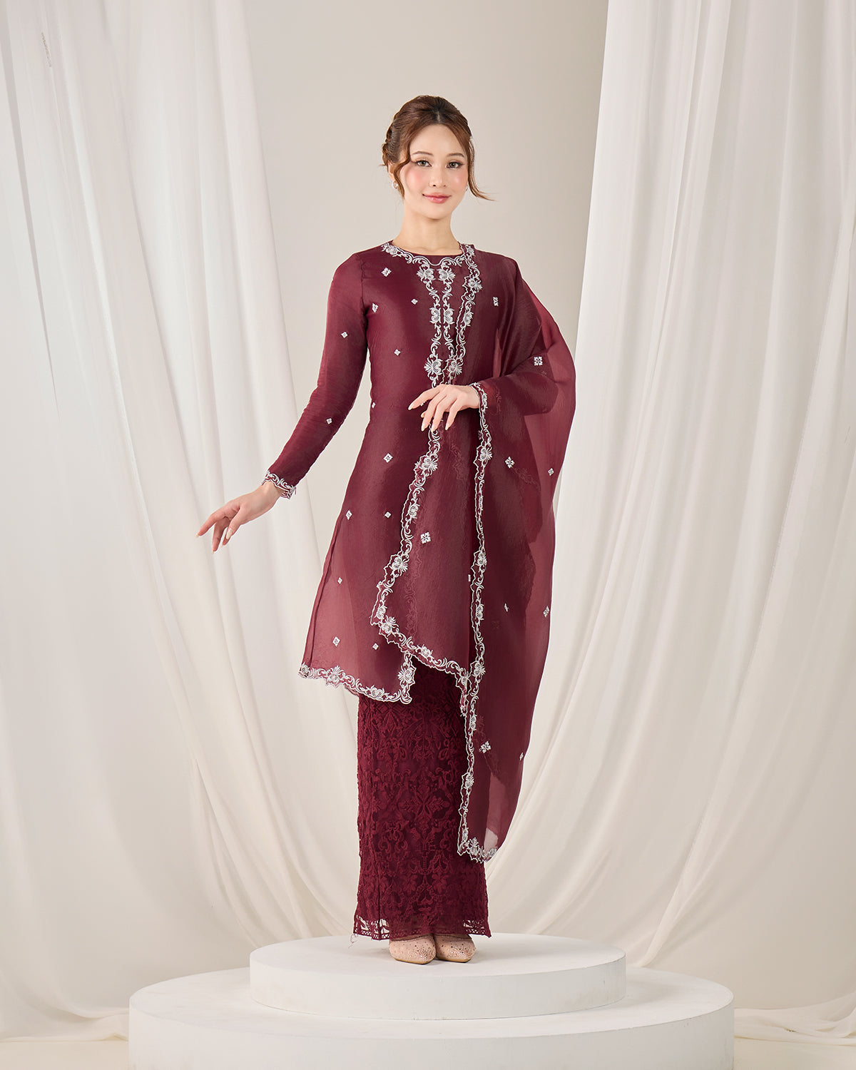 IMANE SELENDANG (BURGUNDY)