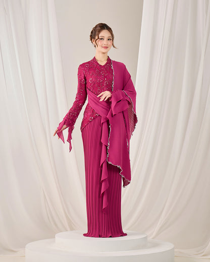 ROSALIE SELENDANG (DARK FUCHSIA)