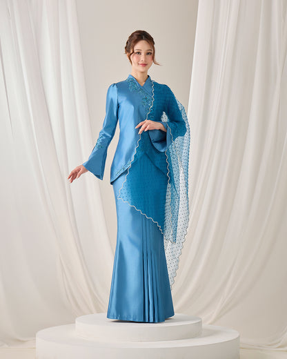 LYDIA SELENDANG (DIAMOND TEAL BLUE)