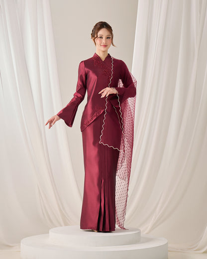 LYDIA SELENDANG (BURGUNDY)