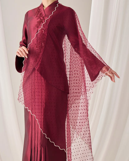 LYDIA SELENDANG (BURGUNDY)