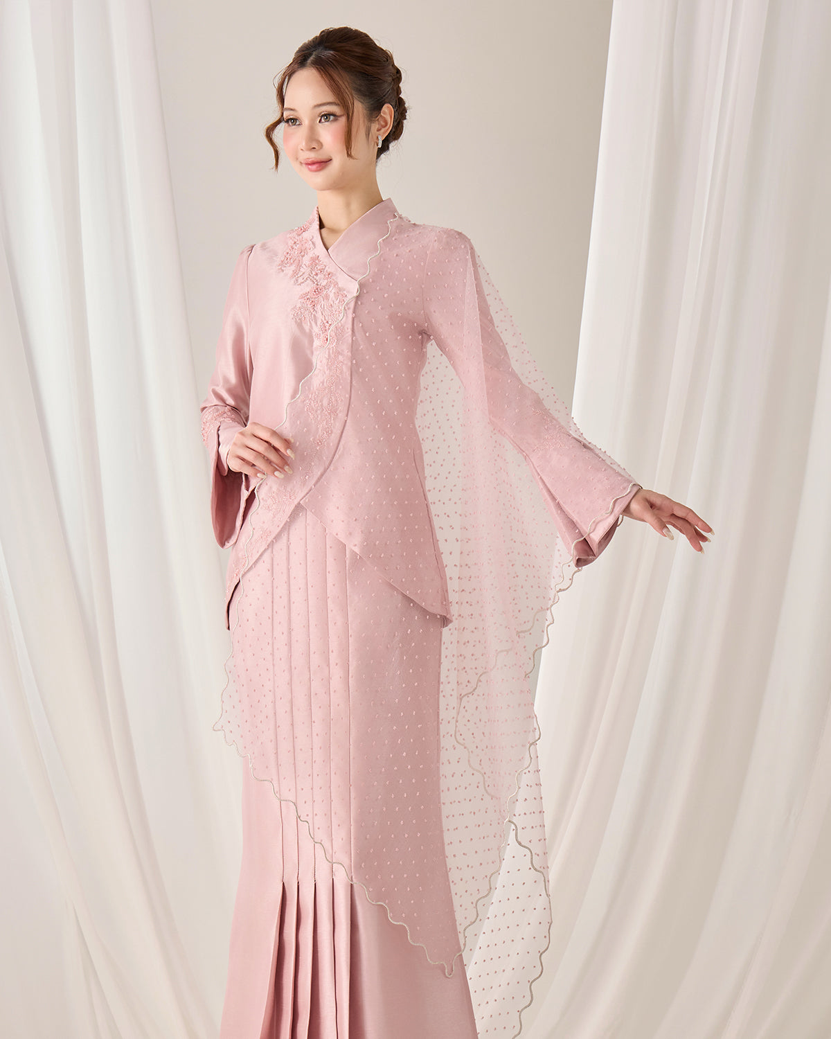 LYDIA SELENDANG (DUSTY PINK)