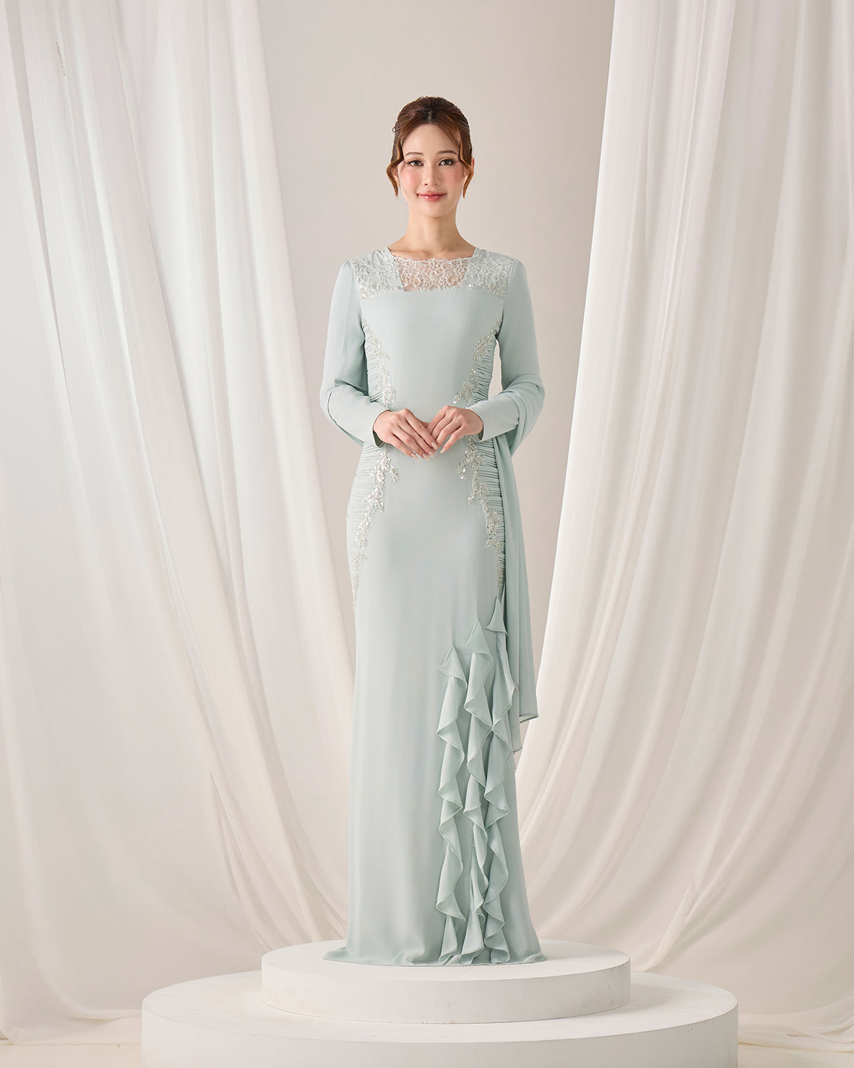 CLAIRE DRESS (MINT GREEN)