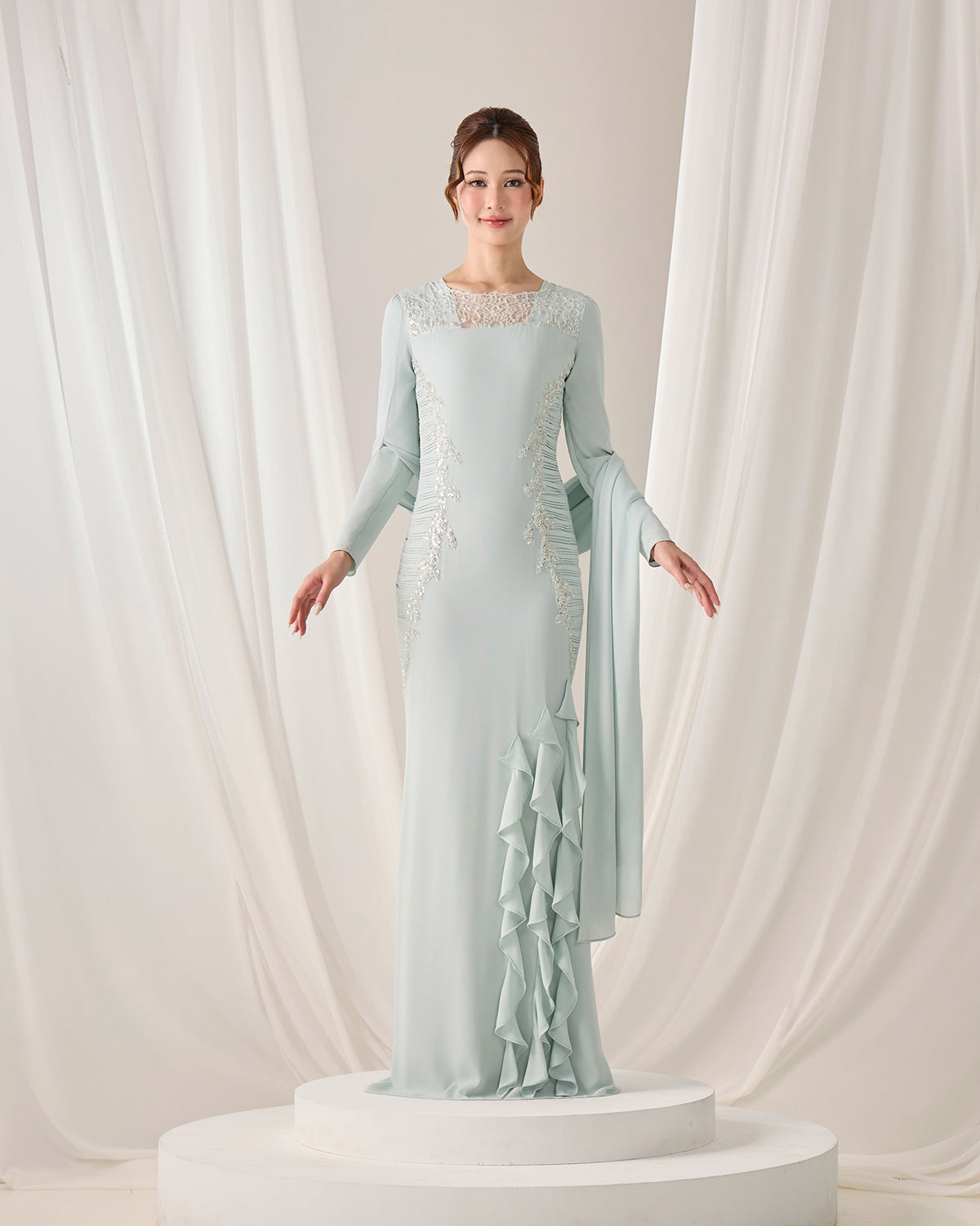 CLAIRE DRESS (MINT GREEN)