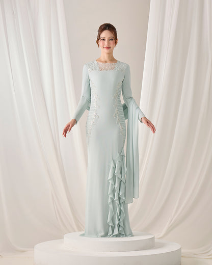 CLAIRE DRESS (MINT GREEN)