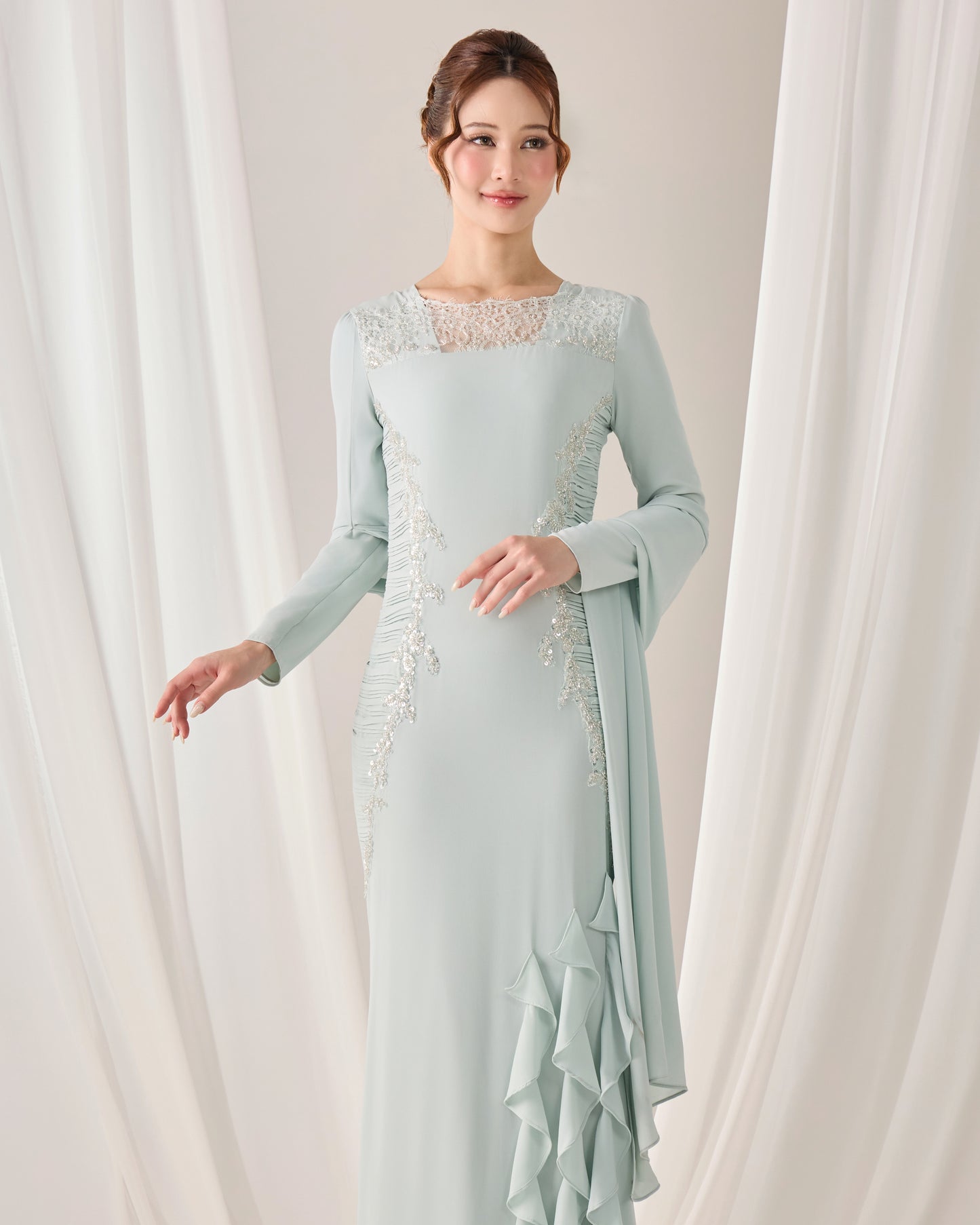 CLAIRE DRESS (MINT GREEN)