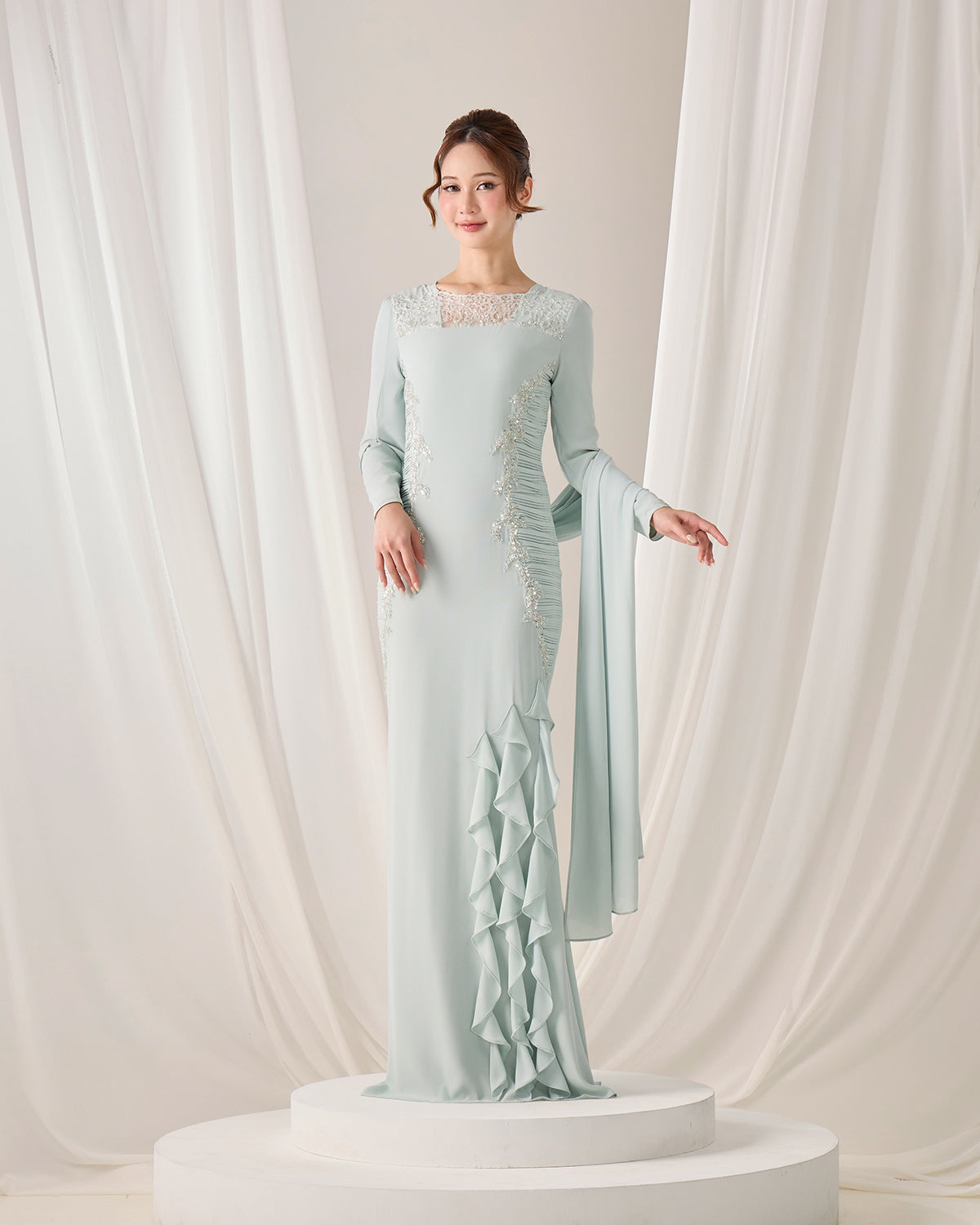 CLAIRE DRESS (MINT GREEN)