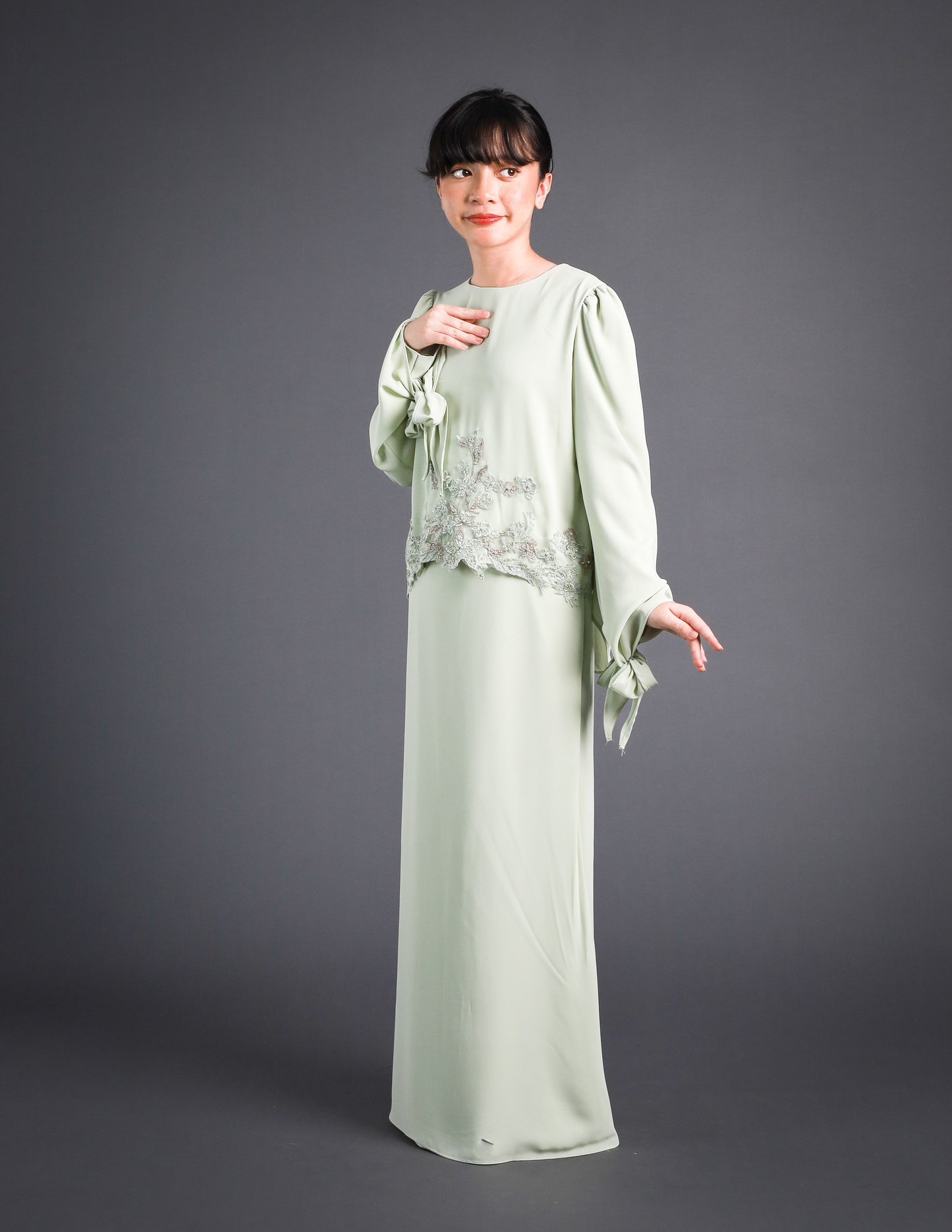 NERISSA KURUNG KIDS (GREEN TEA)