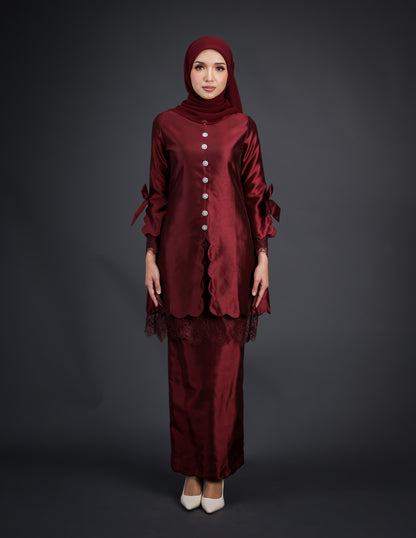 ARIYANA KEBAYA (BURGUNDY)