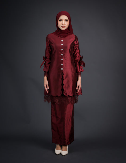 ARIYANA KEBAYA (BURGUNDY)