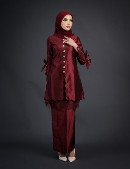ARIYANA KEBAYA (BURGUNDY)