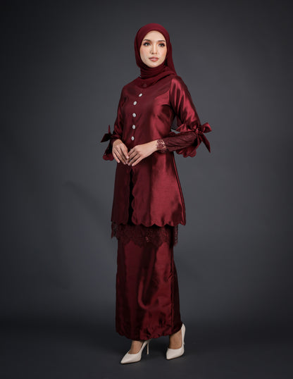 ARIYANA KEBAYA (BURGUNDY)