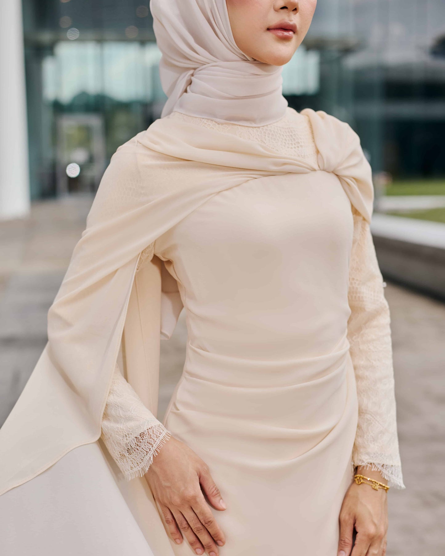 MINOR DEFECT ELSARA DRESS (CREAM)